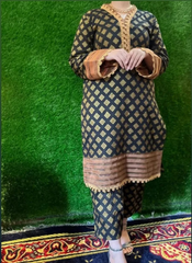 All-over Printed 2/3 Piece Stitched Lawn Dress