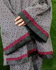 All-over Printed 2/3-piece Stitched Lawn Dress