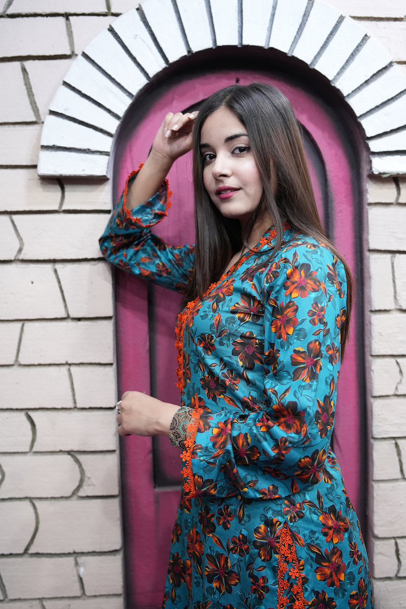 All-over Printed 3-piece Stitched Lawn Dress