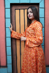 All-over Printed Stitched 3-piece Lawn Dress